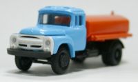 0504 Модель грузового автомобиля с оранжевой цистерной