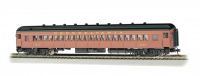 13701 Bachmann пассажирский вагон 72ft. Heavyweight Coach PRR Tuscan Red #4535 (Lighted)