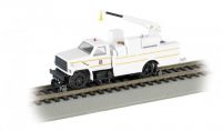 16904 Bachmann автокран на ж/д ходу Truck W/Crane Union Pacific® (White & Yellow) DCC