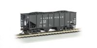 19506 Bachmann вагон-хоппер 4-хосный 55 Ton 2-Bay USRA Outside Braced Hopper With Removable Coal Load Clinchfield