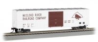 19602 Bachmann вагон ACF 50ft. 6in. Outside Braced Sliding Door Box Car Mccloud River