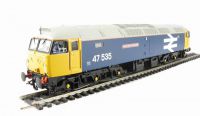 31-650 Bachmann Branchline тепловоз Class 47 47535 'University of Leicester' BR Blue Large Logo