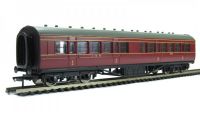 34-252D Bachmann Branchline пассажирский вагон 57ft Corridor Composite 1st & 3rd LMS Crimson