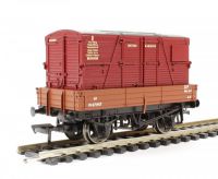 37-930C Bachmann Branchline вагон 3 Plank Wagon BR Bauxite With BD Container BR Crimson