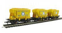 38-286 Bachmann Branchline набор вагонов 3 шт. Triple Pack 22 Ton Presflo Wagons 'Blue Circle' Yellow