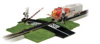 44579 Bachmann железнодорожный переезд E-Z Track® Crossing Gate nickel  