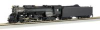 50948 Bachmann паровоз 2-8-4 Berkshire Painted, Unlettered - C & O® Kanawha Version DCC
