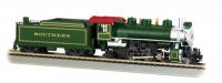 51504 Bachmann паровоз Prairie 2-6-2 w/Smoke & Tender - Southern (Green)