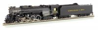 52402 Bachmann паровоз 2-8-4 Berkshire C&O DCC+Sound