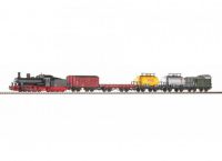 57123 Piko Стартовый набор грузовой поезд с паровозом G7.1, рельсы на подложке