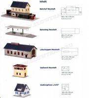 61923 Piko Набор строений 5в1 вокзал "Neustadt"
