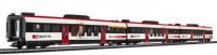 L133961 Liliput комплект вагонов DOMINO Center Coach Set Glarner B+Abt+Bt