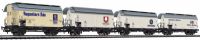 L230118 Liliput набор вагонов 4 шт. Bierwagen-Set, Munchner Brauereien, Epoche III 