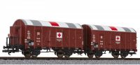 L230136 Liliput набор вагонов Hilfs-Lazarettwagen-Set, 2-teilig, DRB, Epoche II 