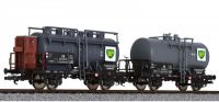 L230139 Liliput набор вагонов Kesselwagen-Set „BP“, 2-teilig, eingestellt bei der DB, Epoche III 